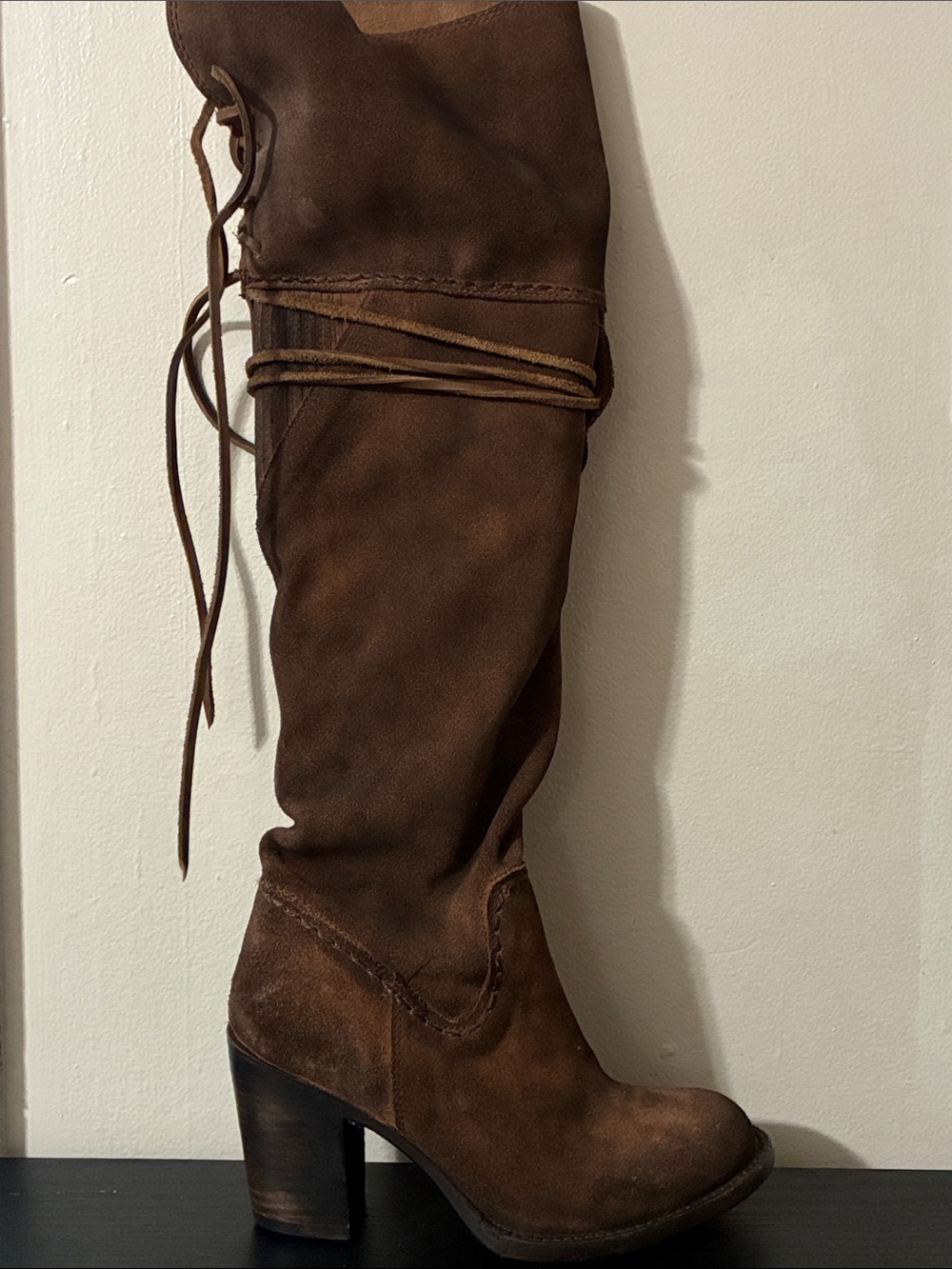 Freebird by Steven Brock suede over-the-knee boots size 7